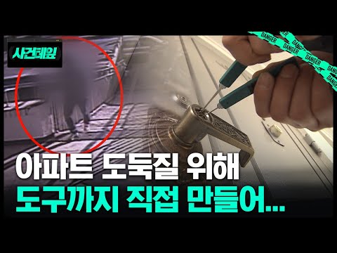 The sincerity to personally make tools for apartment burglary...