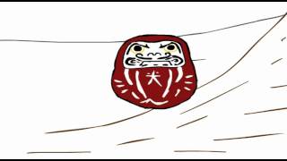 Daruma doll sugoi happy new year animation!