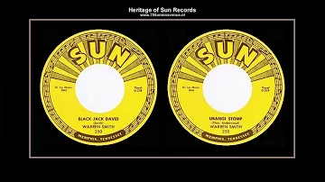 (1956) Sun 250 ''Black Jack David'' b/w ''Ubangi Stomp'' Warren Smith