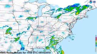 National Radar Loop May 13 to 16, 2018