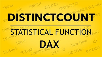 DISTINCTCOUNT Function | STATISTICAL Function | DAX Function | Power BI DAX | #powerbi #dax