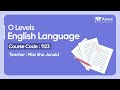 O Level English (1123) Demo | Using Transition Words Effectively In Summary Writing