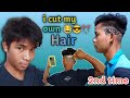 I cut my own hair at home  2nd time with fun db talent