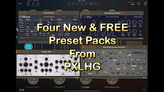 PXLHG द्वारा हिल्डा, डैगर, कैस्केड और वेलवेट मशीन के लिए चार निःशुल्क साउंड पैक - iOS screenshot 3