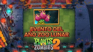 Probando a Bruto dragón en el evento del Año Zoo Lunar  PvZ 2 Año zoo lunar