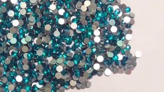 Стразы Blue Zircon ss20. Холодная фиксация.