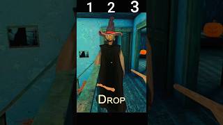 Granny 1 Shotgun Experiment! Testing Weapon On Evil Skeleton & Slendrina Spider Monster! 😱#shorts