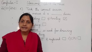 Class I Computer 22 01 2021 by Ms Poonam Singh