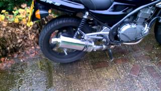 kawasaki er5 delkevic silencer 350mm baffles fitted 👍