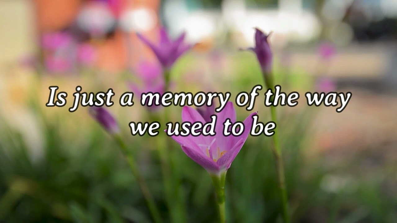 THE WAY WE USED TO BE Lyrics - Eric Carmen