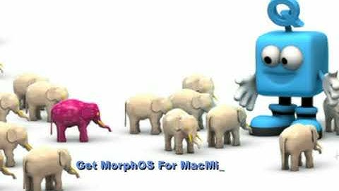 MorphOS 2.4 for MacMini G4 PPC promo Version 2