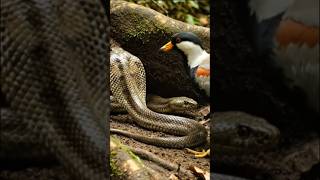 🤯Epic Jungle Moment | a lapwing bird challenging two cobra snake 🐍 #viral #viralvideo #usa #shorts