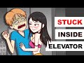 Stuck Inside Elevator with my crush (by ACCIDENT)