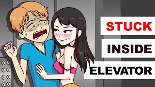Stuck Inside Elevator with my crush (by ACCIDENT)
