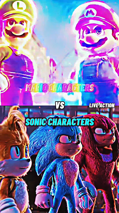 MARIO CHARACTERS VS SONIC CHARACTERS (10K SPECIAL) #sonic #mario #shorts #loxi_cr7