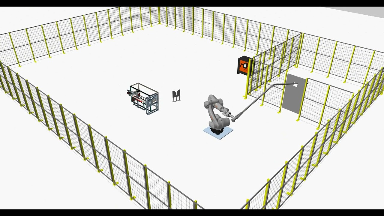Simulation of Robotic sampling and temperature measurement