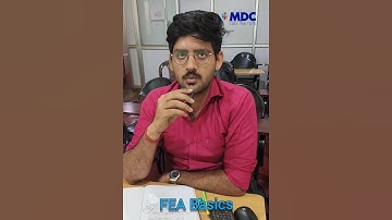 Basic format | FEA analysis #finiteelementanalysis #shorts | Dr. N V Dhandapan #mdcengg