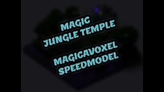 MagicaVoxel - Magic Jungle Temple (Voxel Art)