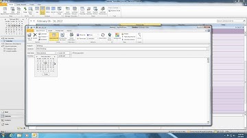 Outlook Calendar 2010 - Introduction