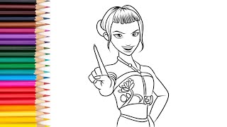 Joe KPop demon hunter | coloring for kids and toddlers