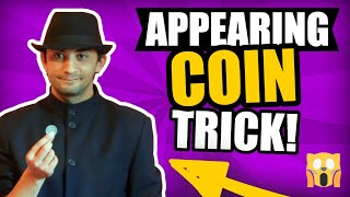 How To Appear Coin From Thin Air! (COIN TRICK TUTORIAL)