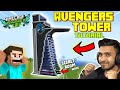 How to make avengers tower in minecraft like bixu herobrine smp