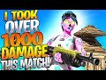 I Took Over 1,000 Damage This Match And STILL Won! (Fortnite Most Damage TAKEN)