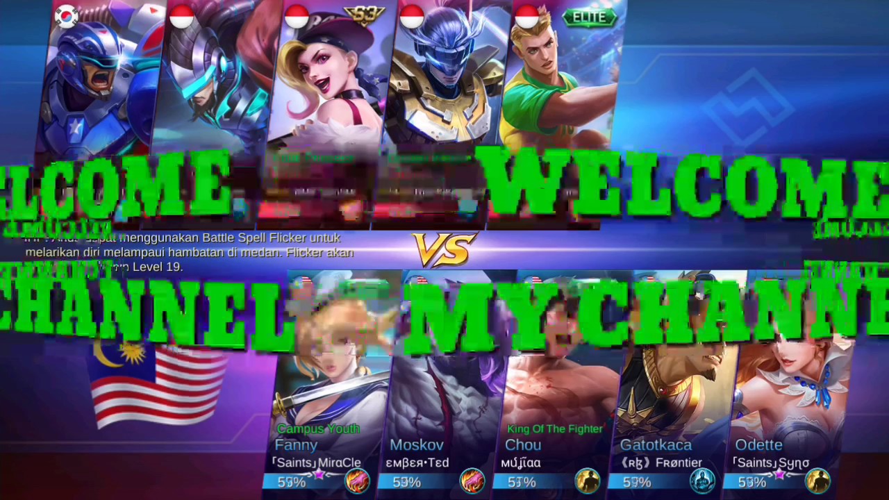 GEMPUR HABIS SAINTS SYNO PRO PLAYER ODETTE MOBILE LEGENDS YouTube