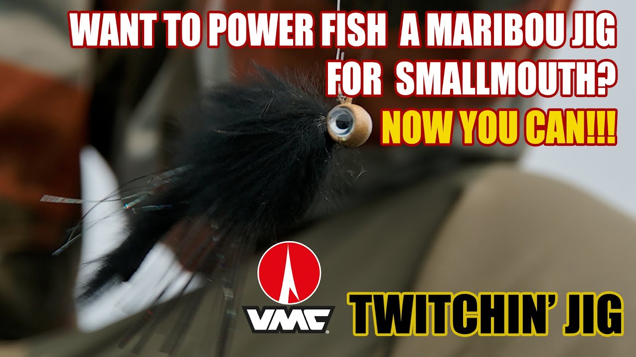 POWER FISHING MARIBOU JIGS FOR SMALLMOUTH BASS - VMC TWITCHIN' JIG