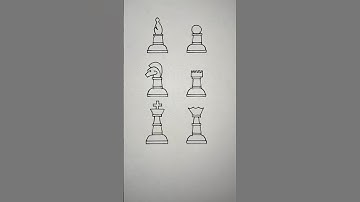 how to draw chess pieces 😳🔥🔥 #shortsviral #shorts #art #drawing