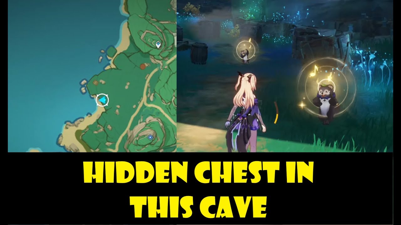 Narukami island secret chest genshin impact Location guide inazuma