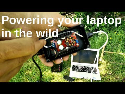 Power your laptop from 12V using a cheap DC DC converter