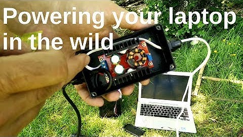 Power your laptop from 12V using a cheap DC DC converter