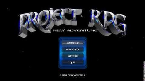 Project RPG Development (In Game Pause Menu UI Preview)