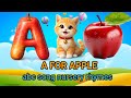 🍎A for apple | ABC Song A to Z for Kids | phonic sound & alphabet song#ABCSong