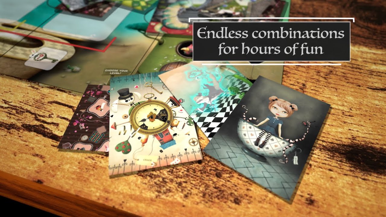 Animated advertising teaser for new game- Wonderland Words