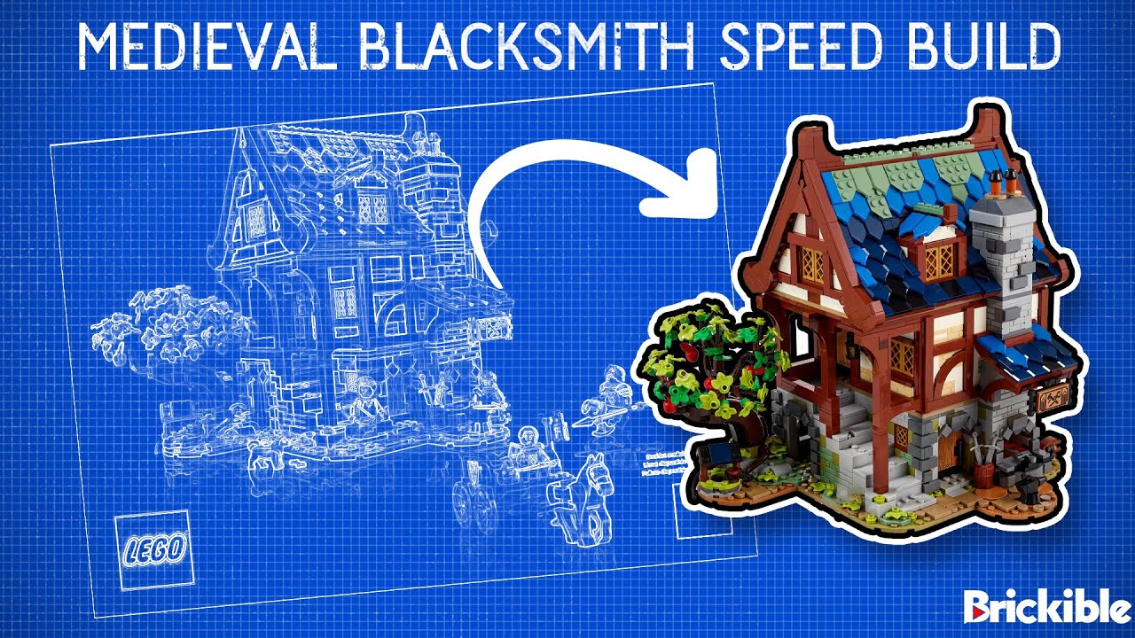 LEGO Medieval Blacksmith Speed Build Time-Lapse | LEGO Ideas 