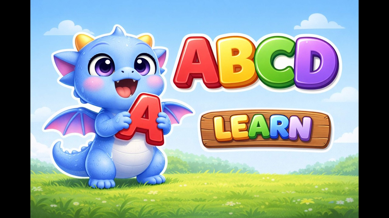 Dragon Learn ABCD Rhyme Episode 4, Kids ABCD Cartoon Video #babydragon ...