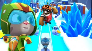 Talking Tom Hero Dash Walkthrough Gameplay - Superheroes Planet Power Tom - Alltrailers