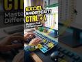 Ctrl + \ Excel Shortcut Explained #excelhindi #exceltips #exceltrick #dataanlysis #differencebetween