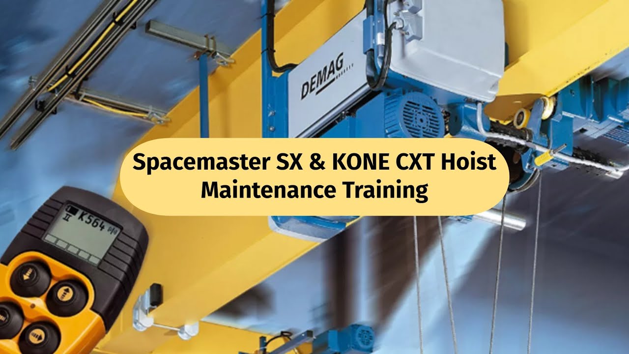 Spacemaster Companion Spacemaster SX & KONE CXT Hoist Maintenance Training - YouTube
