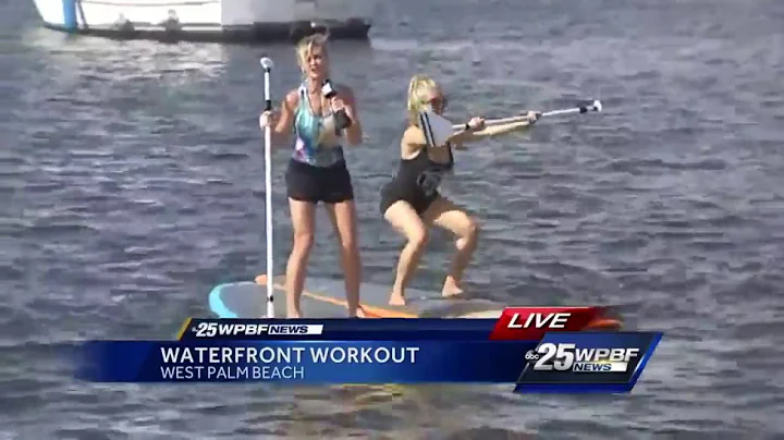 Sandra Shaw trys waterfront workout