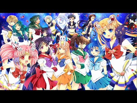 セーラームーン主題歌 22人で描いて繋げて歌ってみたメドレー Youtube