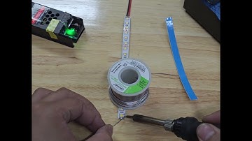 LED低压灯带焊接教学  12V/24V
