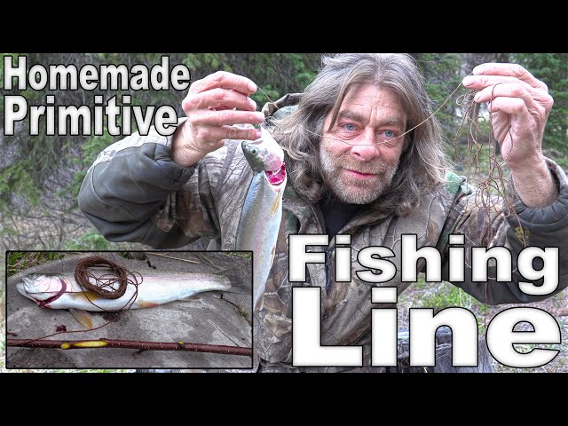 Homemade Primitive Survival Fishing Line Build
