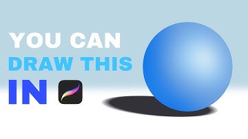 How to draw a 3D Sphere in Procreate