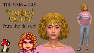 OUR BUS DRIVER, PAM!! || THE SIMS 4 CAS : PAM || Stardew Valley CAS || 10