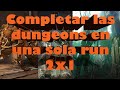 Cmo hacer las 2 dungeons en 1 2x1 2 dungeons 1 rotacin