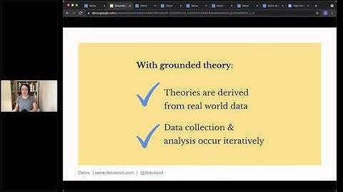 Introduction to Grounded Theory Data Analysis With Delve