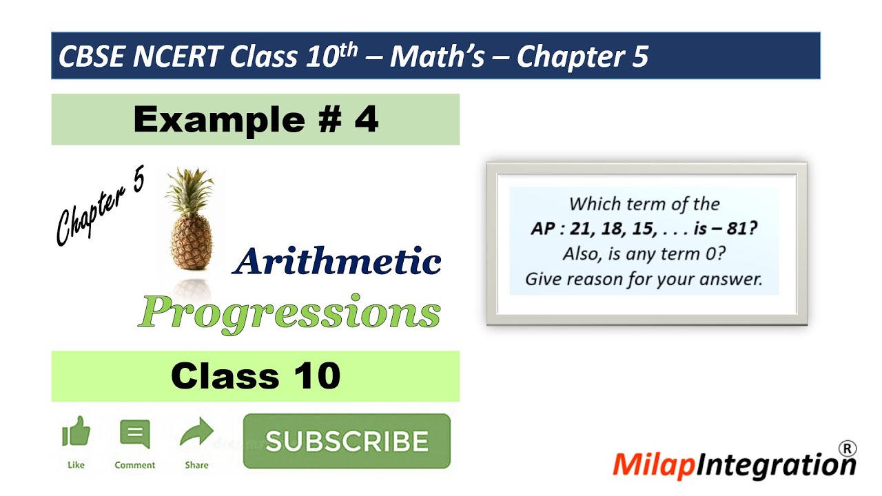 Arithmetic Progressions| Ex. 4 Chapter 5| CBSE NCERT Maths Class 10 ...